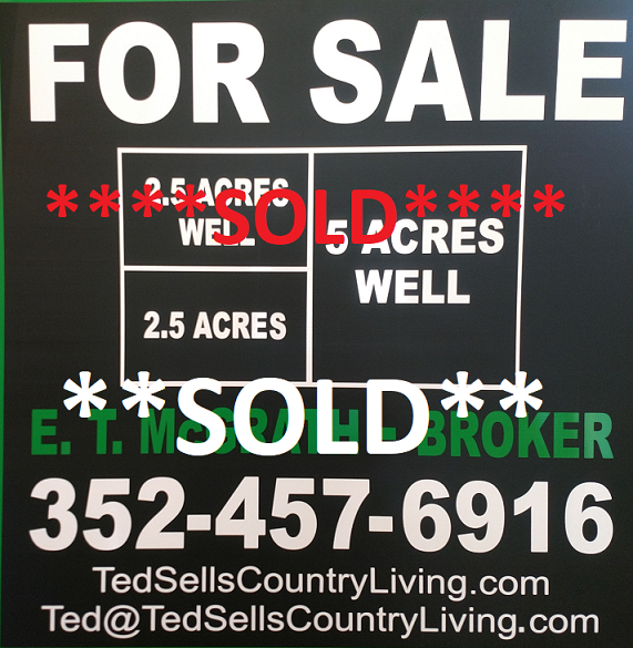 10 Acres All or Part In 3 Parcels, Powell Rd and Old Spring Lake Rd, Hernando Cty, Brooksville, Fl 34601 2.5 Acres Starting at SOLD